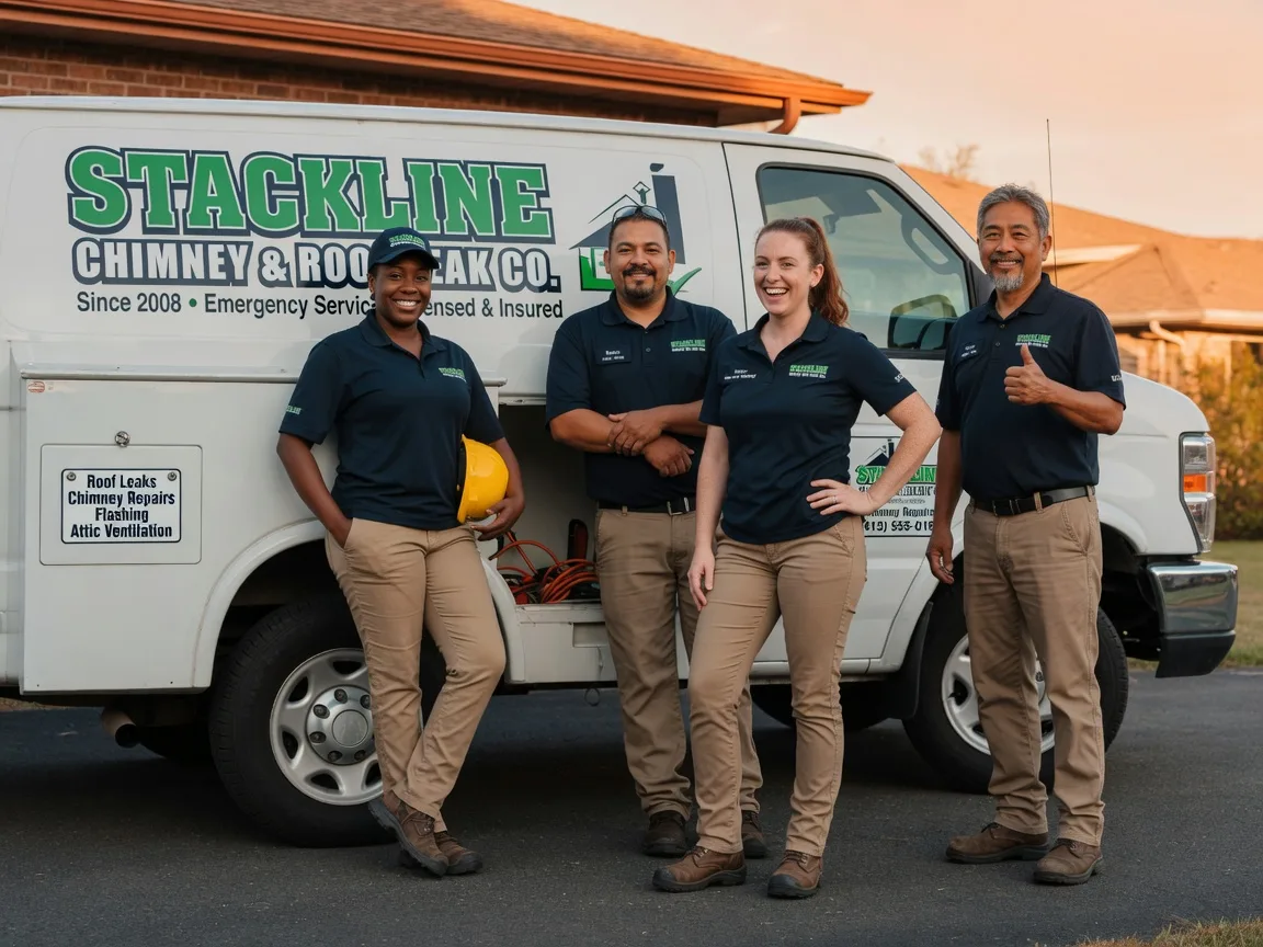 Chimney flashing repair company in Salem, CT